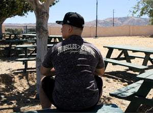 Muscles Over Comfort Brown T-shirt (Pre-Order)