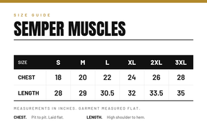 Muscles Over Comfort Brown T-shirt (Pre-Order)